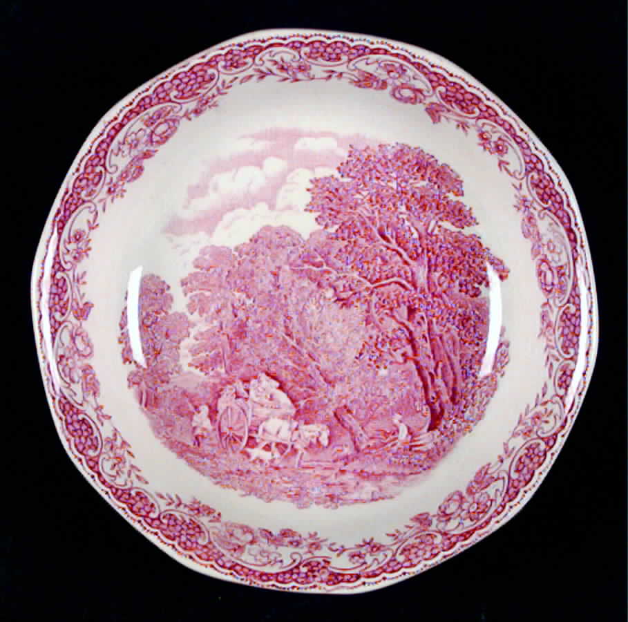Olde England Pink Fruit/Dessert (Sauce) Bowl by Barker Bros Ltd-1