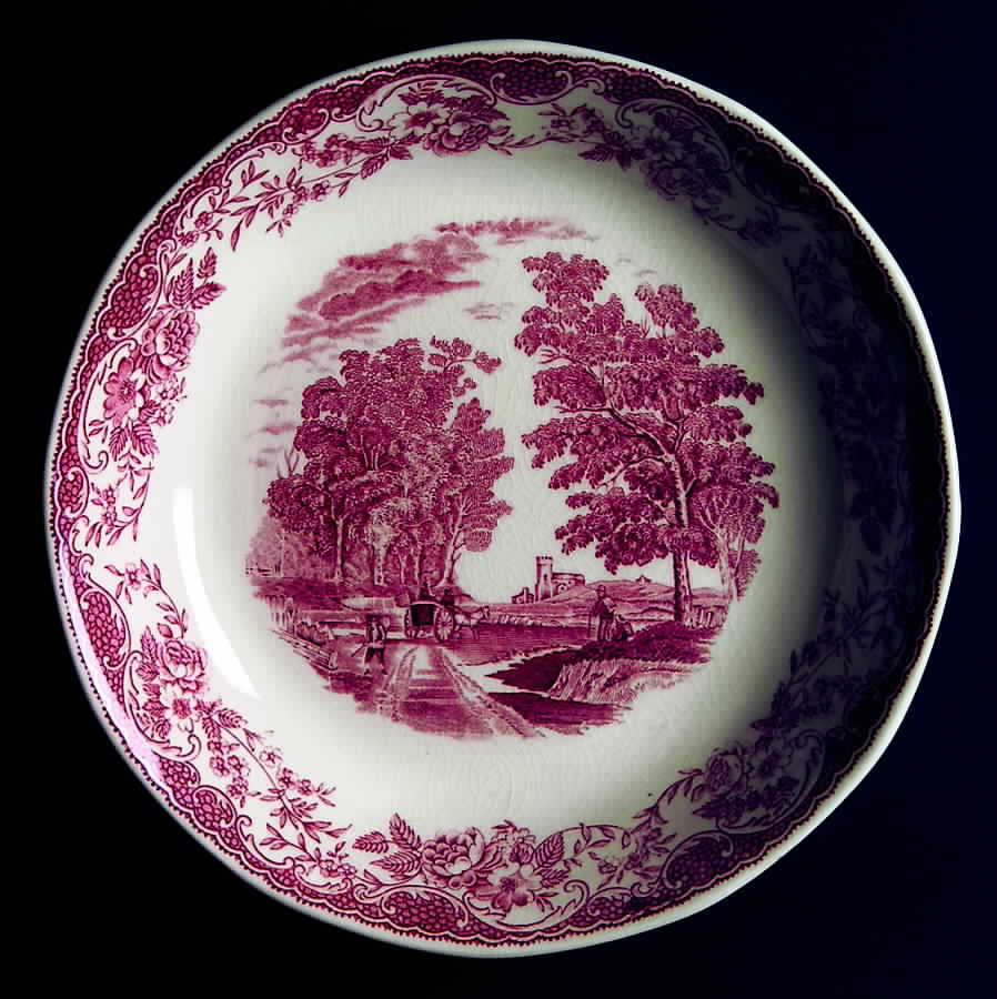 Olde England Pink Coupe Soup Bowl by Barker Bros Ltd-1