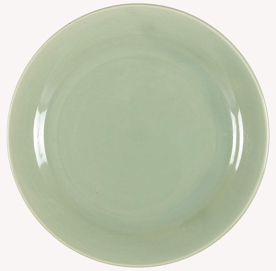 La Linda Green (Glossy) Dinner Plate by Bauer-1