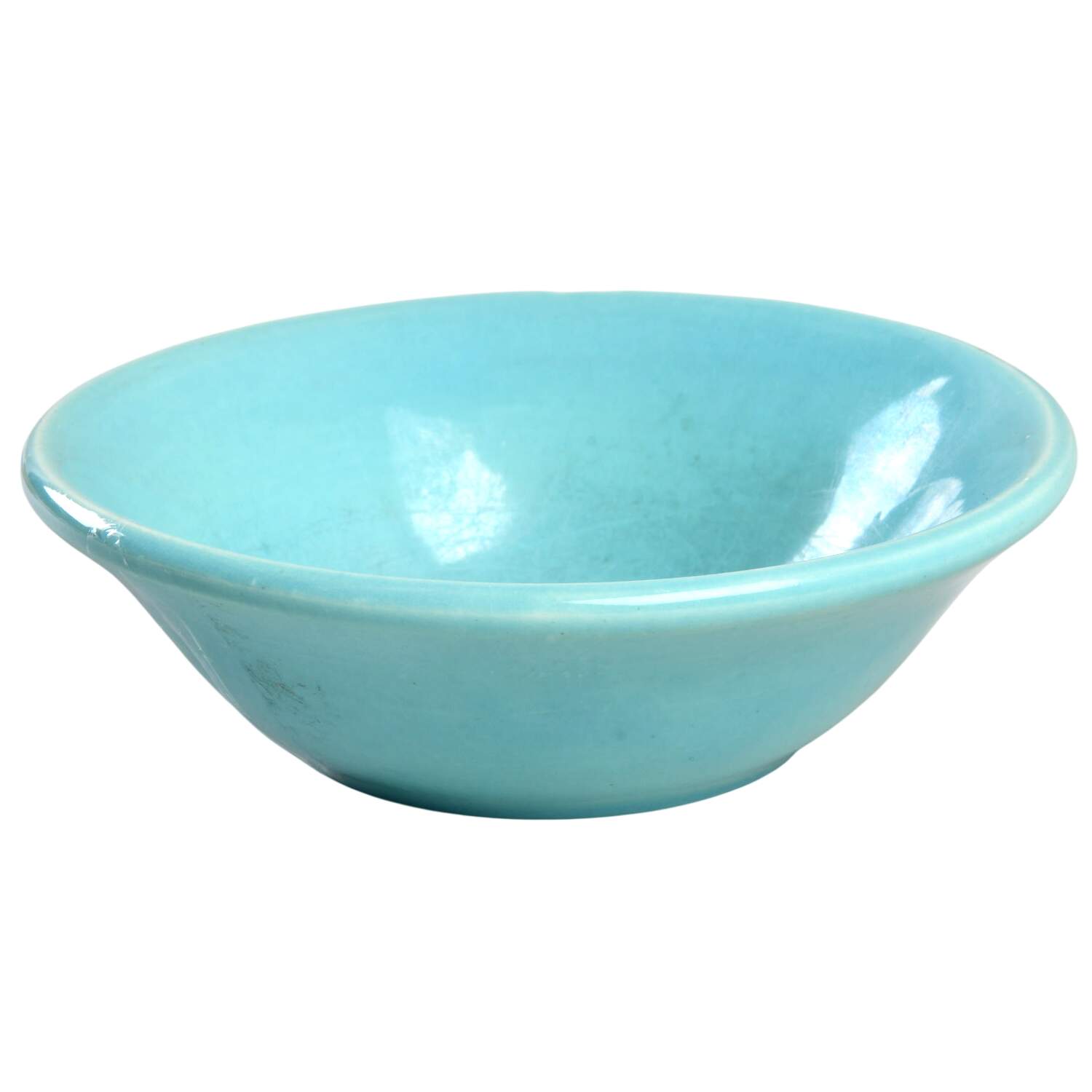 La Linda Turquoise (Glossy) Soup/Cereal Bowl by Bauer-1