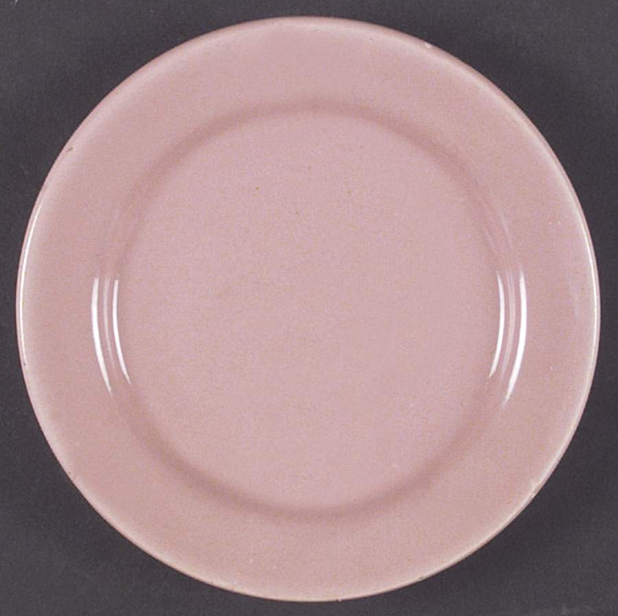 La Linda Pink (Glossy) Bread & Butter Plate by Bauer-1
