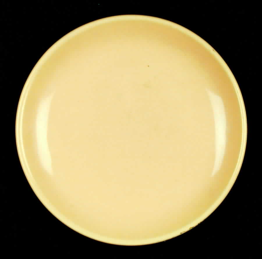 Plain Yellow Salad Plate by Bauer-1
