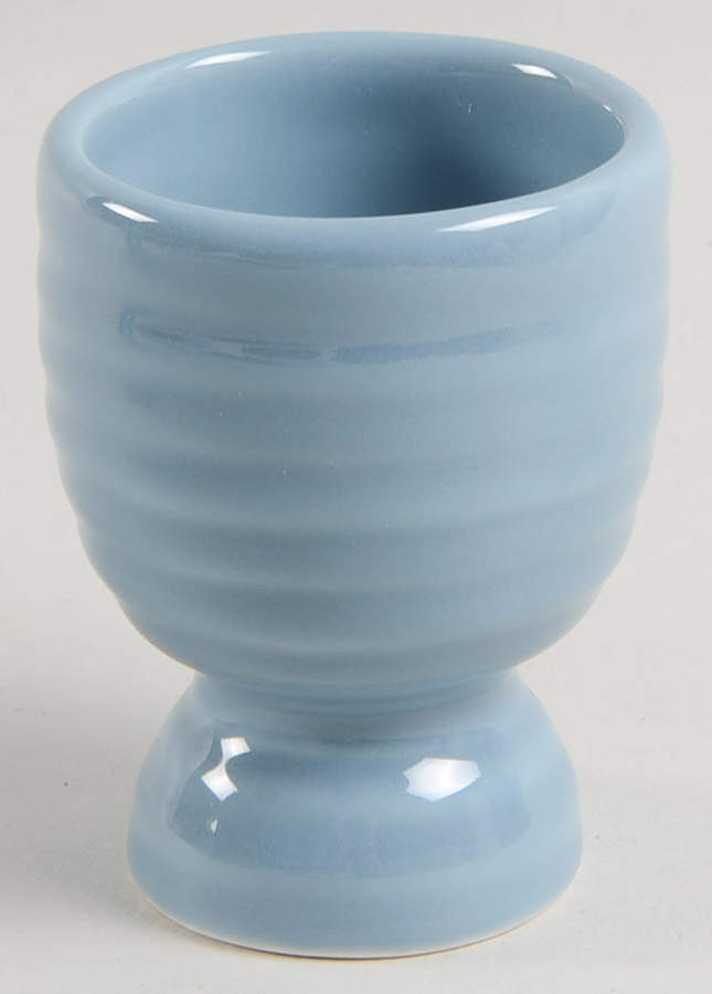 Ring Delph Blue (Light Blue) Double Egg Cup by Bauer-1