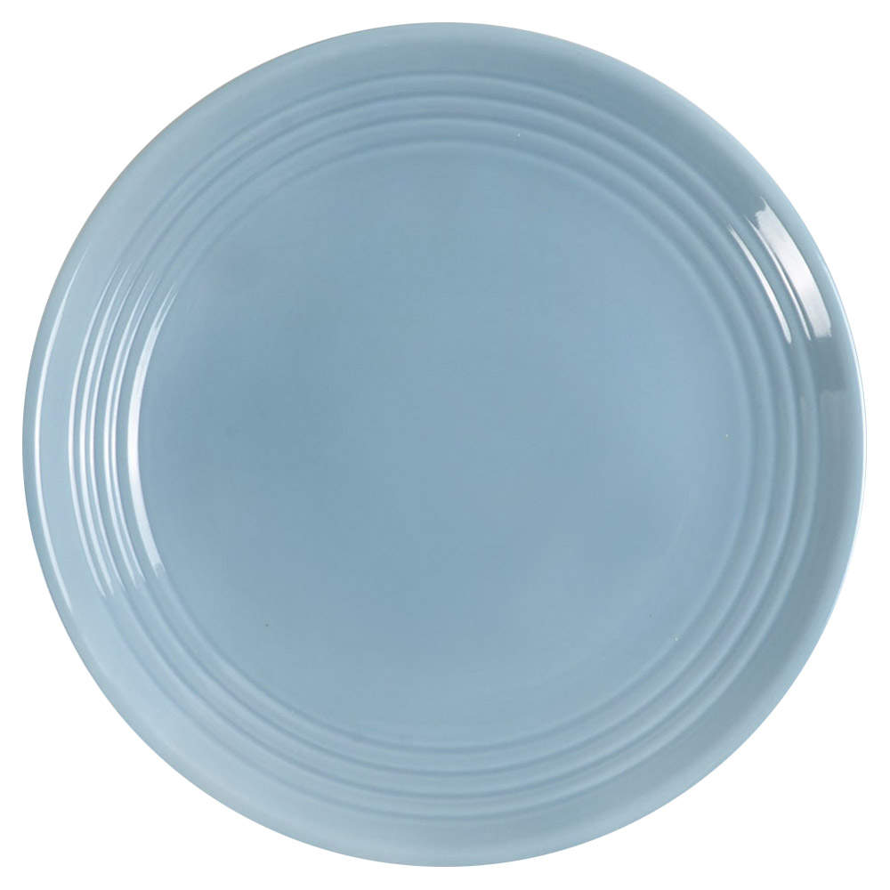 Ring Delph Blue (Light Blue) Large Dinner Plate by Bauer-1