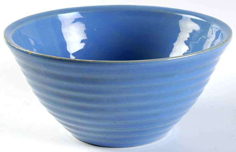Ring Delph Blue (Light Blue) 8" Mixing Bowl by Bauer-1