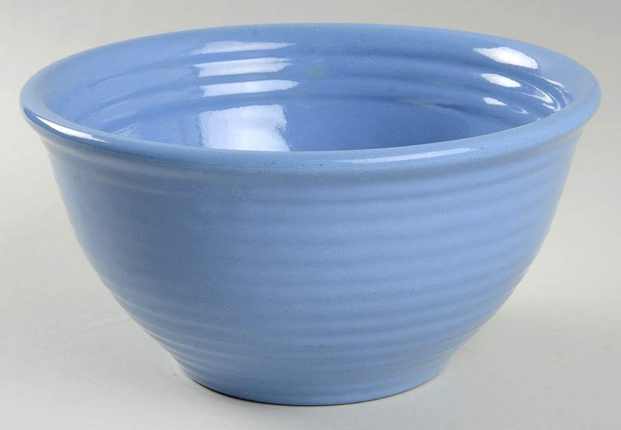 Ring Delph Blue (Light Blue) 8" Nested Mixing Bowl by Bauer-1