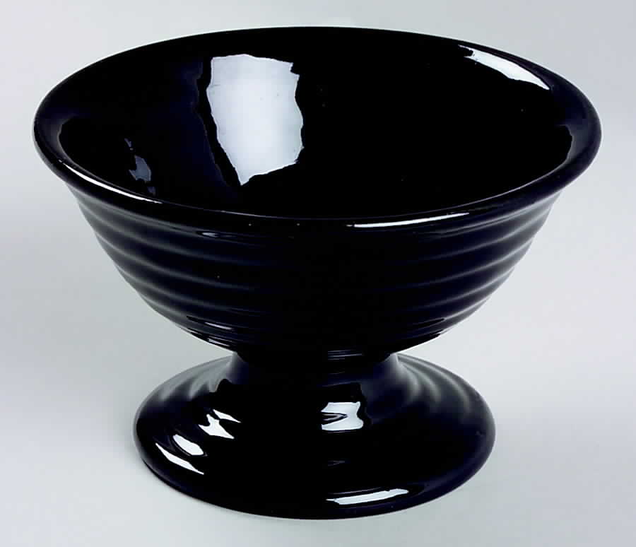 Ring Black China Sherbet by Bauer-1
