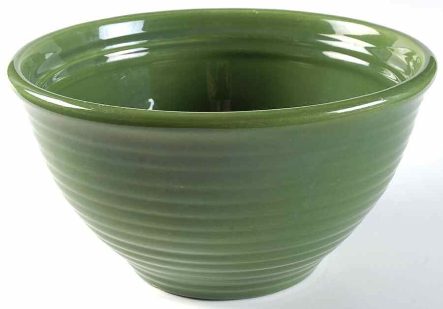 Ring Olive Green 10" Nested Mixing Bowl by Bauer-1