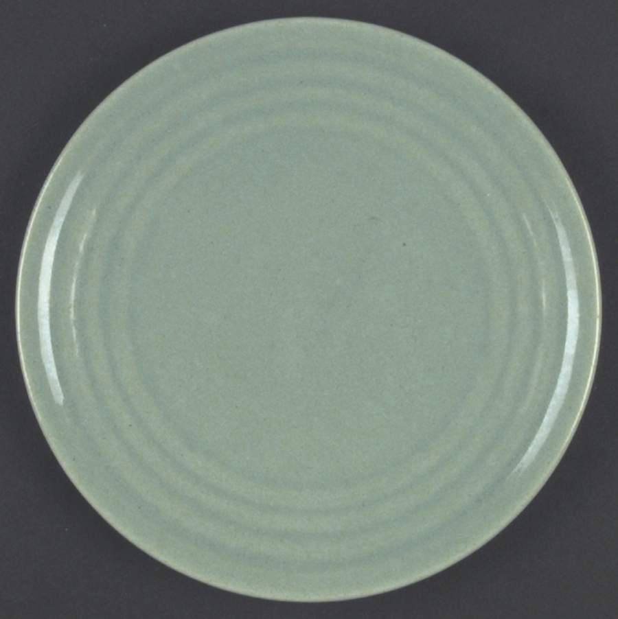 Ring Jade (Green) Salad Plate by Bauer-1