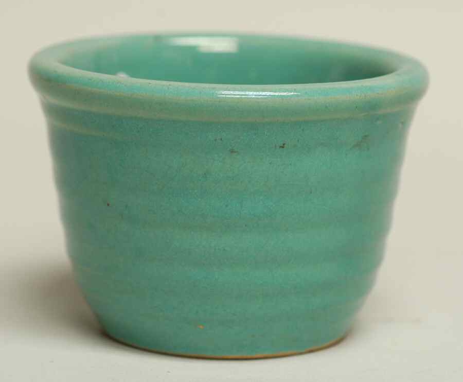 Ring Jade (Green) Custard Cup by Bauer-1