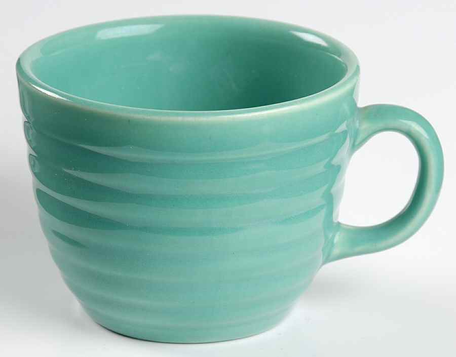 Ring Jade (Green) Flat Cup by Bauer-1