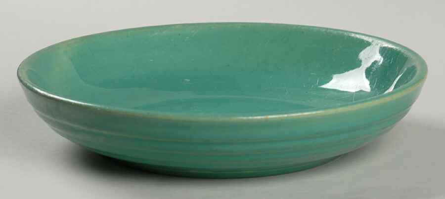 Ring Jade (Green) Coupe Soup Bowl by Bauer-1