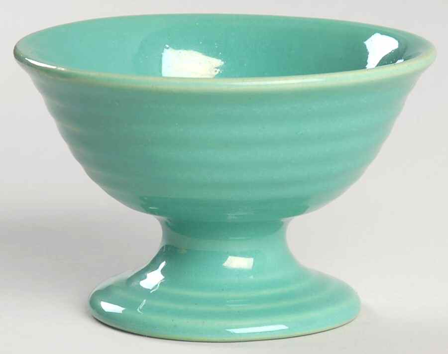 Ring Jade (Green) China Sherbet by Bauer-1