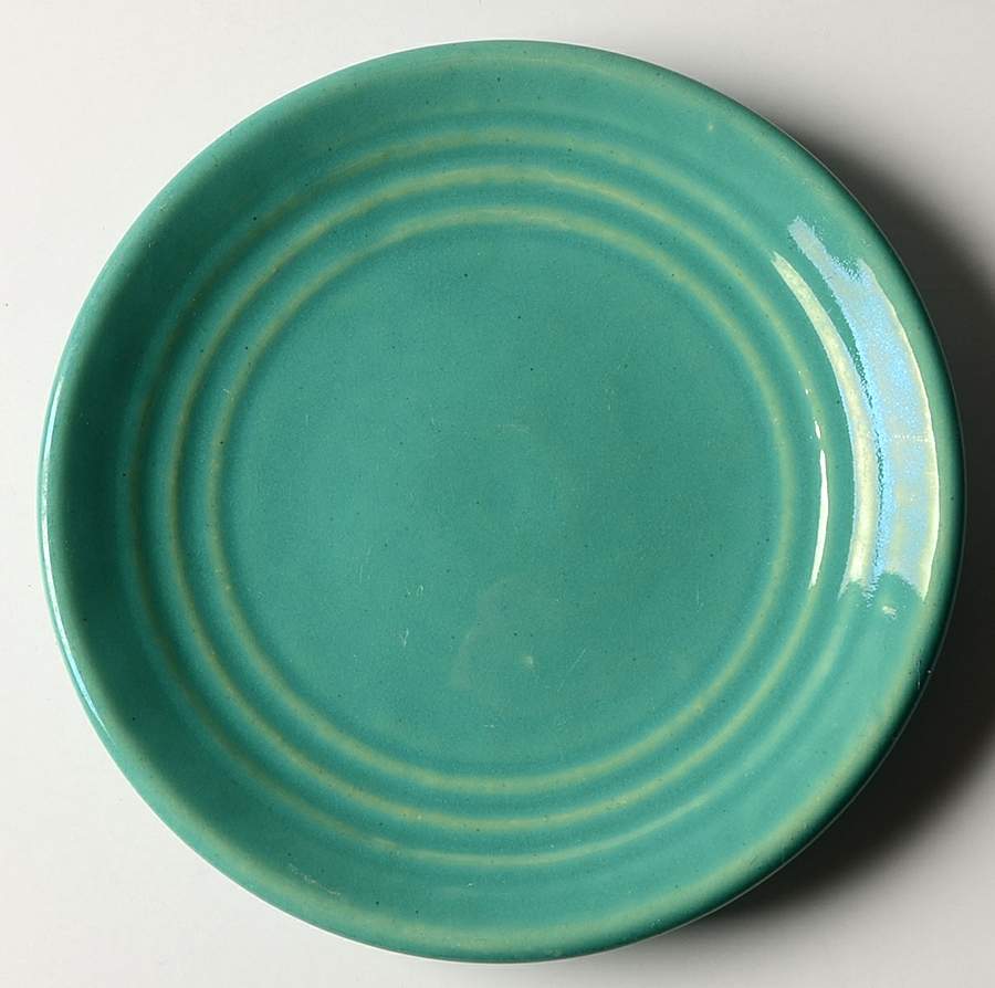 Ring Jade (Green) Bread & Butter Plate by Bauer-1