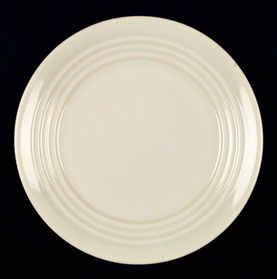 Ring Light Brown Dinner Plate by Bauer-1