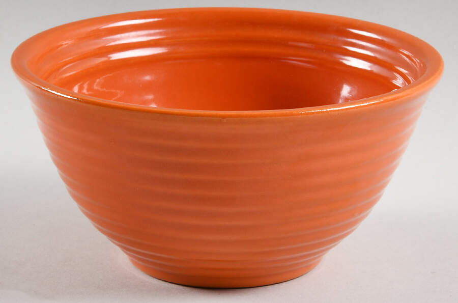 Ring Orange (Older, Circa 1940) 6" Mixing Bowl by Bauer-1