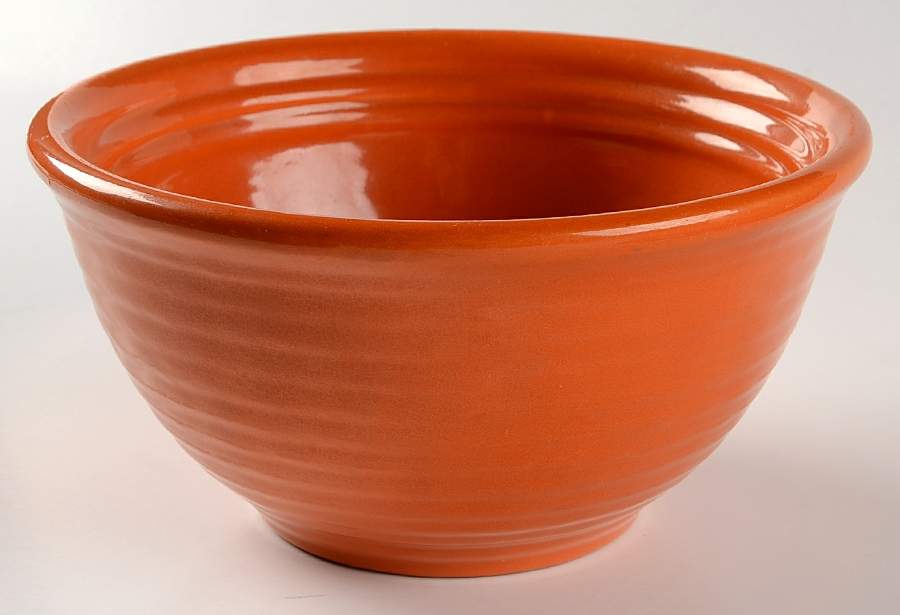 Ring Orange (Older, Circa 1940) 7" Mixing Bowl by Bauer-1