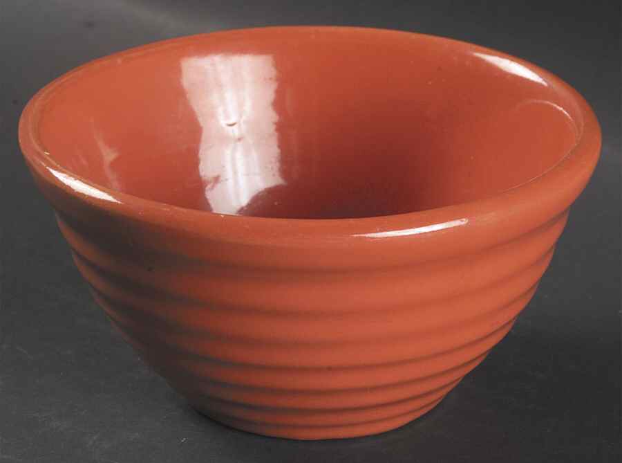Ring Orange (Older, Circa 1940) 5" Mixing Bowl by Bauer-1