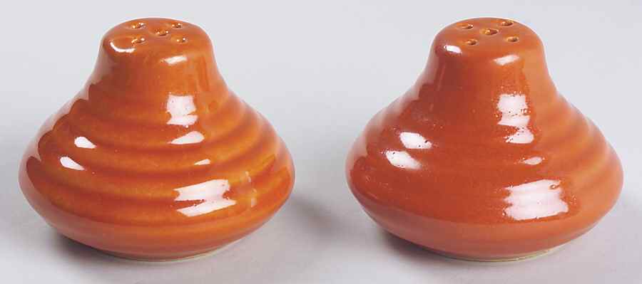 Ring Orange (Older, Circa 1940) Salt & Pepper Set by Bauer-1