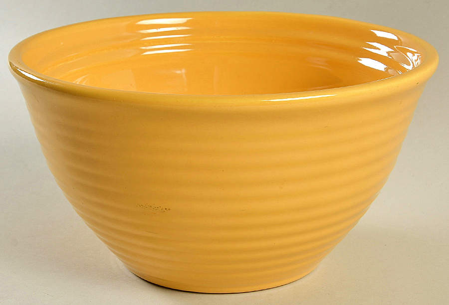 Ring Yellow (Older, Circa 1940) 8" Mixing Bowl by Bauer-1