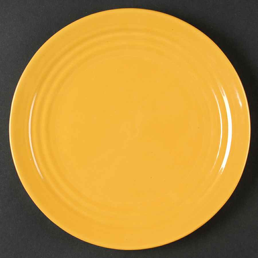 Ring Yellow (Older, Circa 1940) Salad Plate by Bauer-1