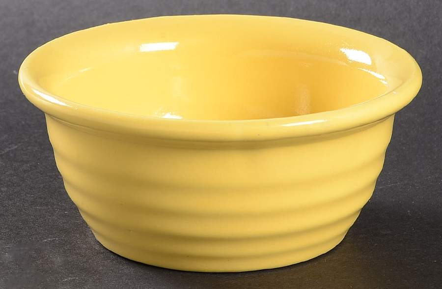 Ring Yellow (Older, Circa 1940) Nut Dish by Bauer-1