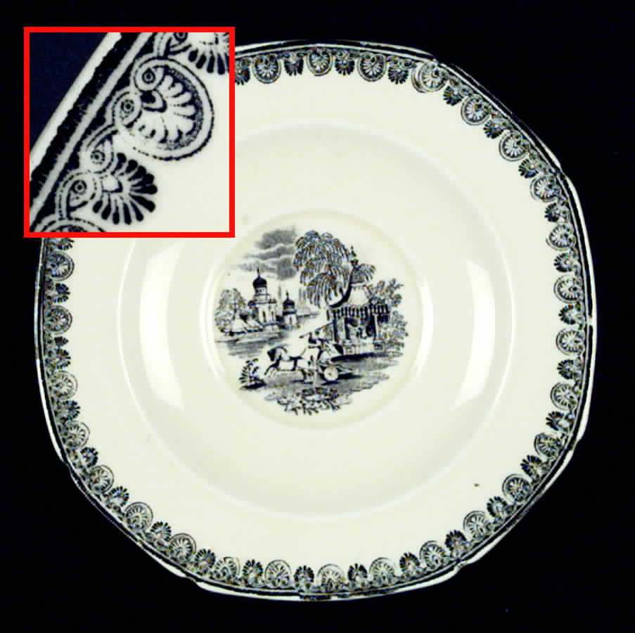 Damascus Saucer for Cream Soup Bowl by Baker & Co-1