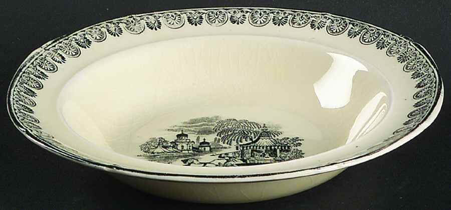 Damascus Rim Fruit/Dessert (Sauce) Bowl by Baker & Co-1