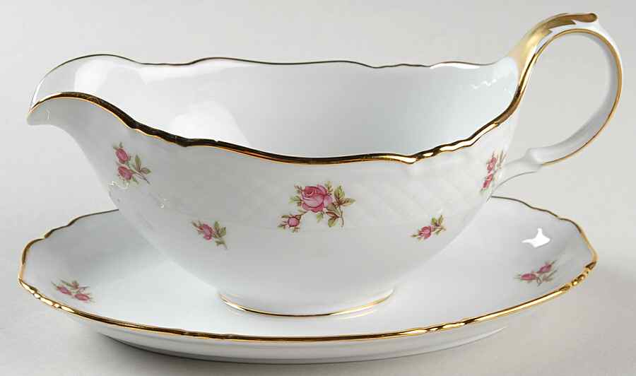 A1314 Gravy Boat with Attached Underplate by Baronet-1