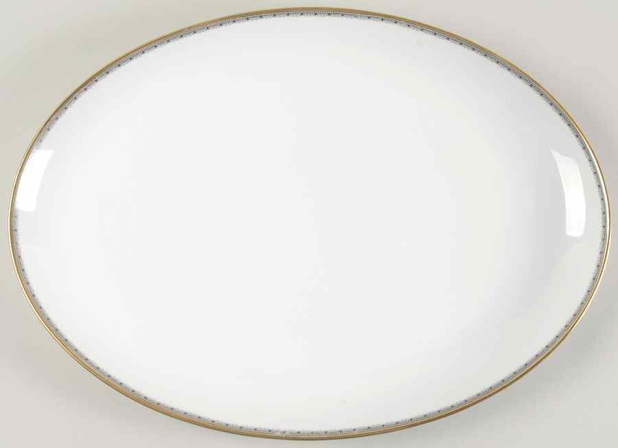 Adrian 16" Oval Serving Platter by Baronet-1