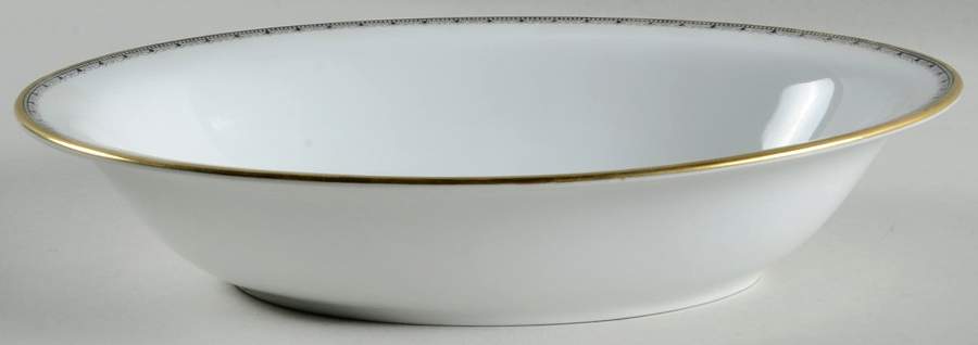 Adrian 9" Oval Vegetable Bowl by Baronet-1