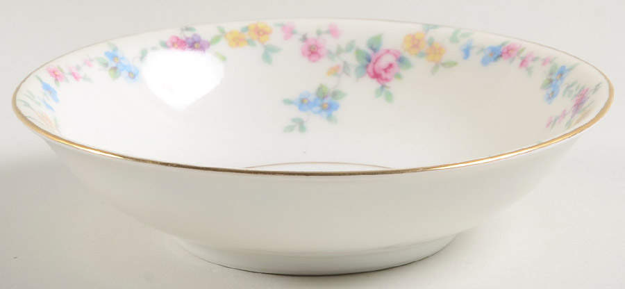 Barbara (Gold Trim) Fruit/Dessert (Sauce) Bowl by Baronet-1