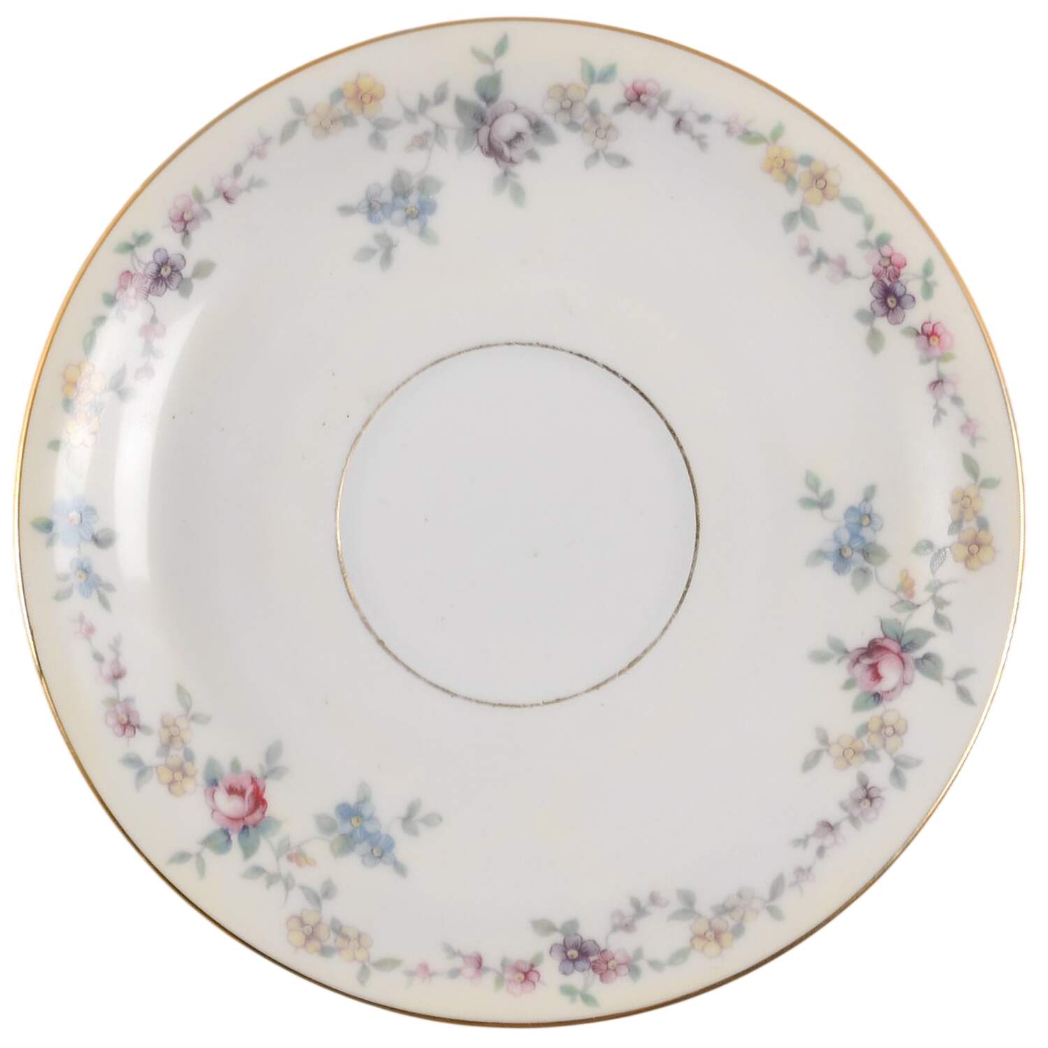 Barbara (Gold Trim) Saucer by Baronet-1