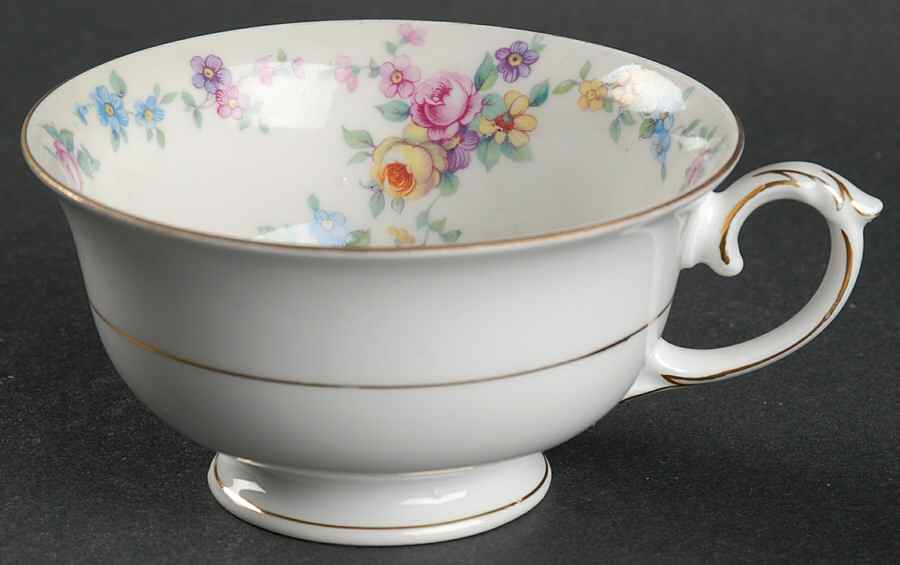 Barbara (Gold Trim) Footed Cup by Baronet-1