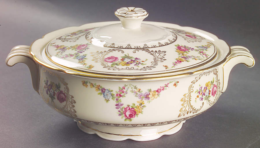 Caprice Round Covered Vegetable by Baronet-1