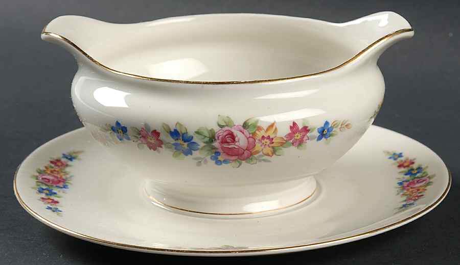Carmen Gravy Boat with Attached Underplate by Baronet-1
