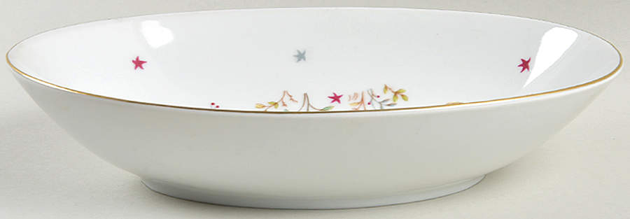 Clarice 9" Oval Vegetable Bowl by Baronet-1