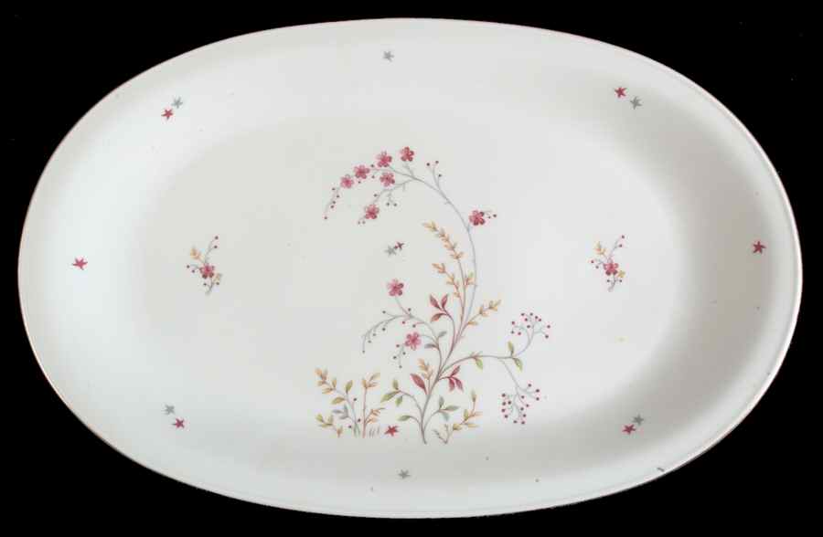 Clarice 16" Oval Serving Platter by Baronet-1