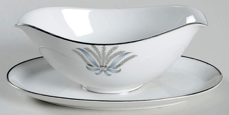 Debut Gravy Boat with Attached Underplate by Baronet-1