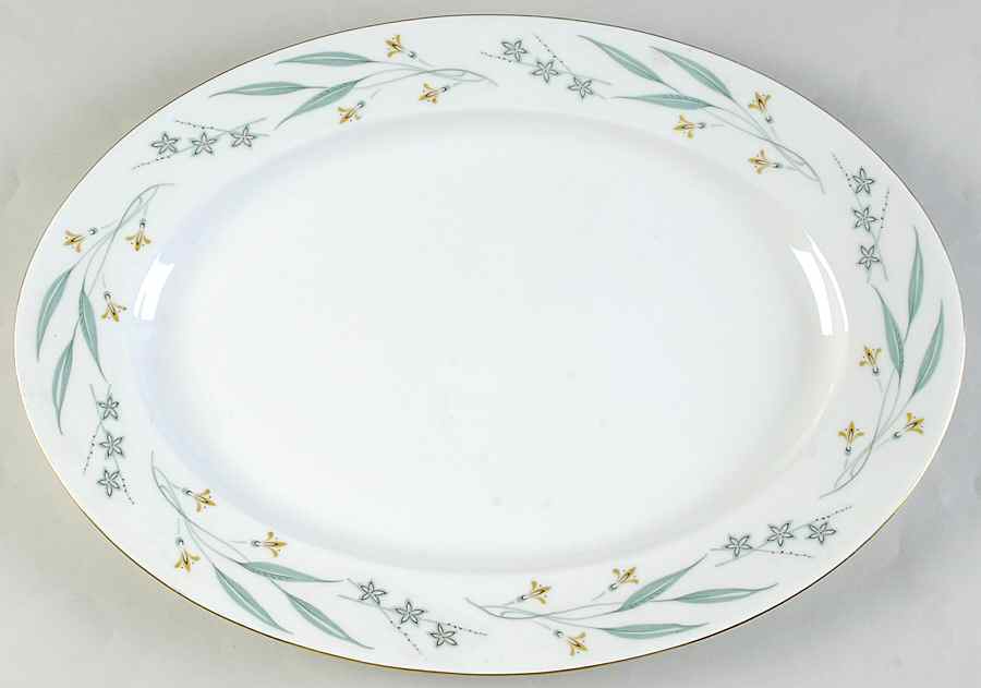 Derwood 15" Oval Serving Platter by Baronet-1
