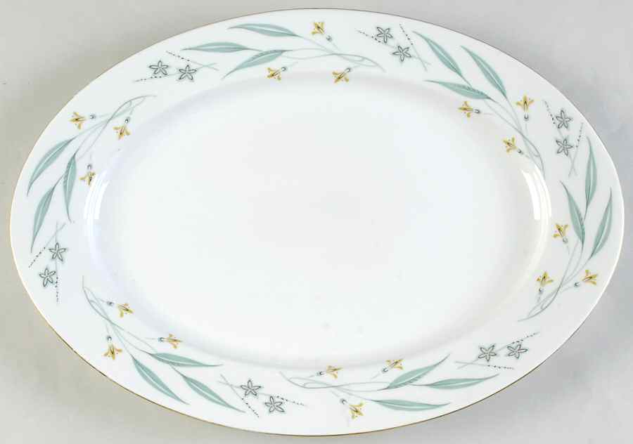 Derwood 13" Oval Serving Platter by Baronet-1