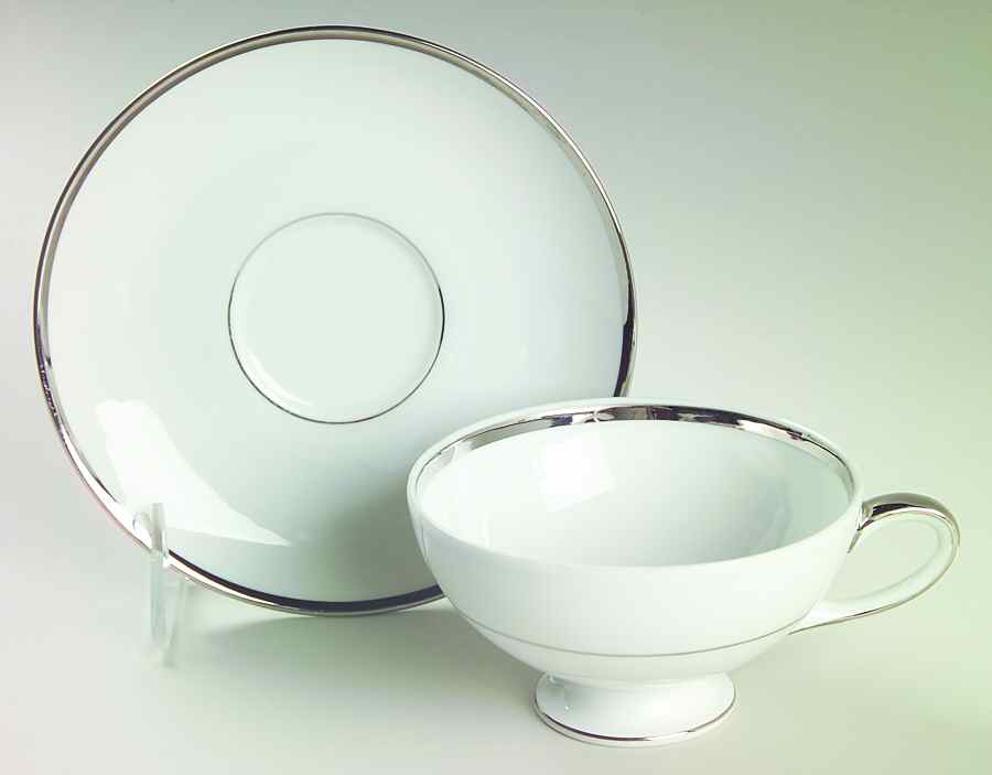 Diana Footed Cup & Saucer Set by Baronet-1