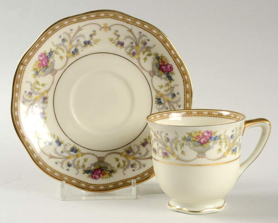 Duchess Footed Demitasse Cup & Saucer Set by Baronet-1