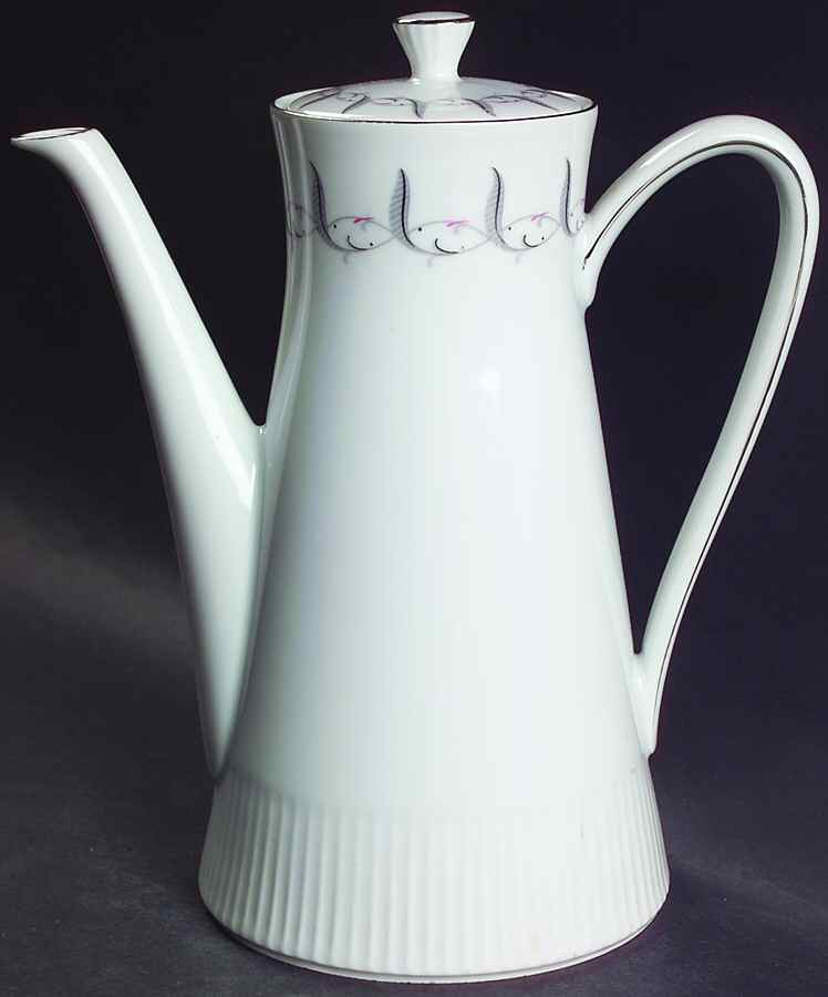 Feather Flair Coffee Pot & Lid by Baronet-1