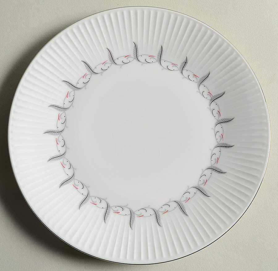Feather Flair Salad Plate by Baronet-1