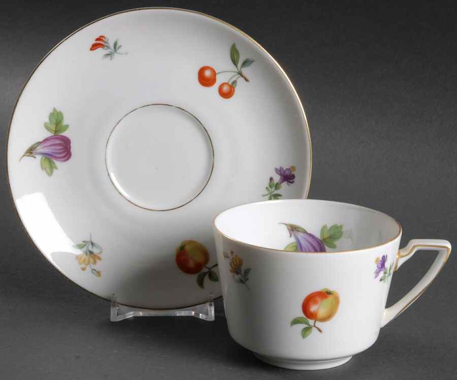 Florence Flat Cup & Saucer Set by Baronet-1