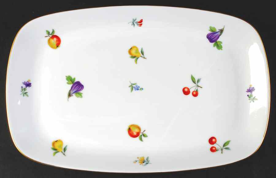 Florence 12" Oval Serving Platter by Baronet-1