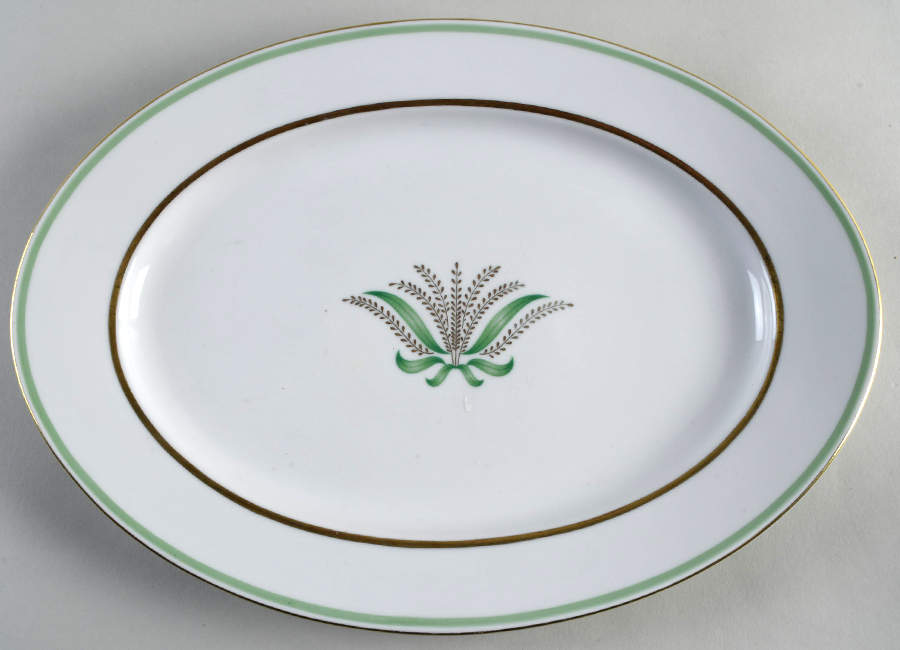 Germaine 13" Oval Serving Platter by Baronet-1