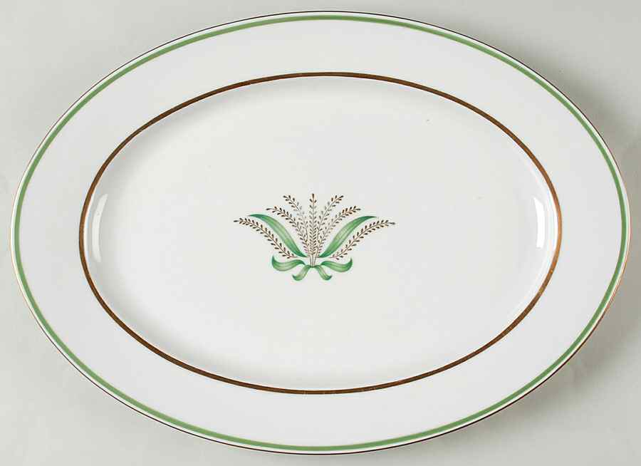 Germaine 14" Oval Serving Platter by Baronet-1
