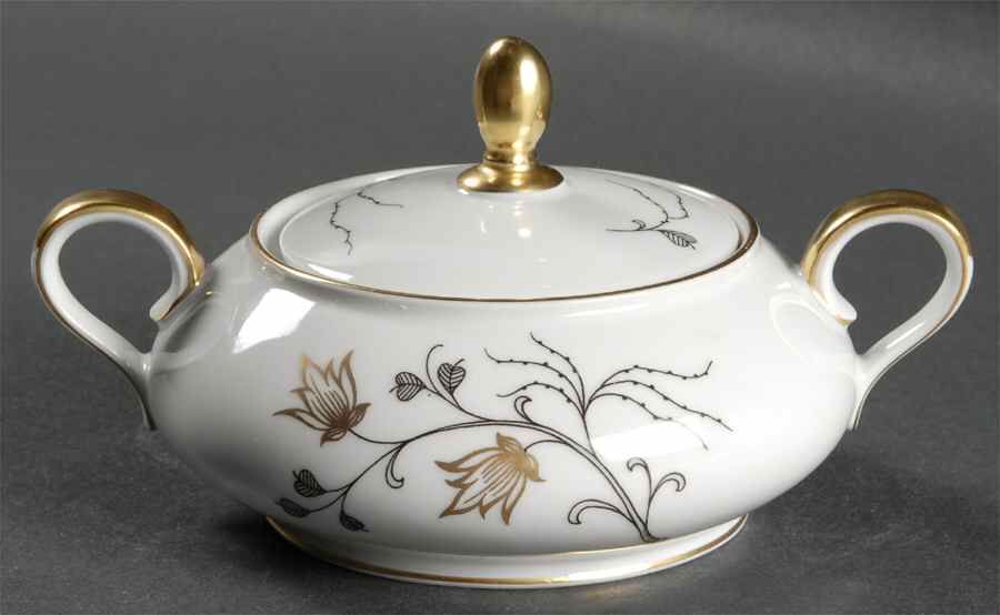 Golden Bower Sugar Bowl & Lid by Baronet-1